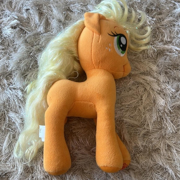 Ty x My little pony | Apple jack plush pony 12” tall - Picture 4 of 6